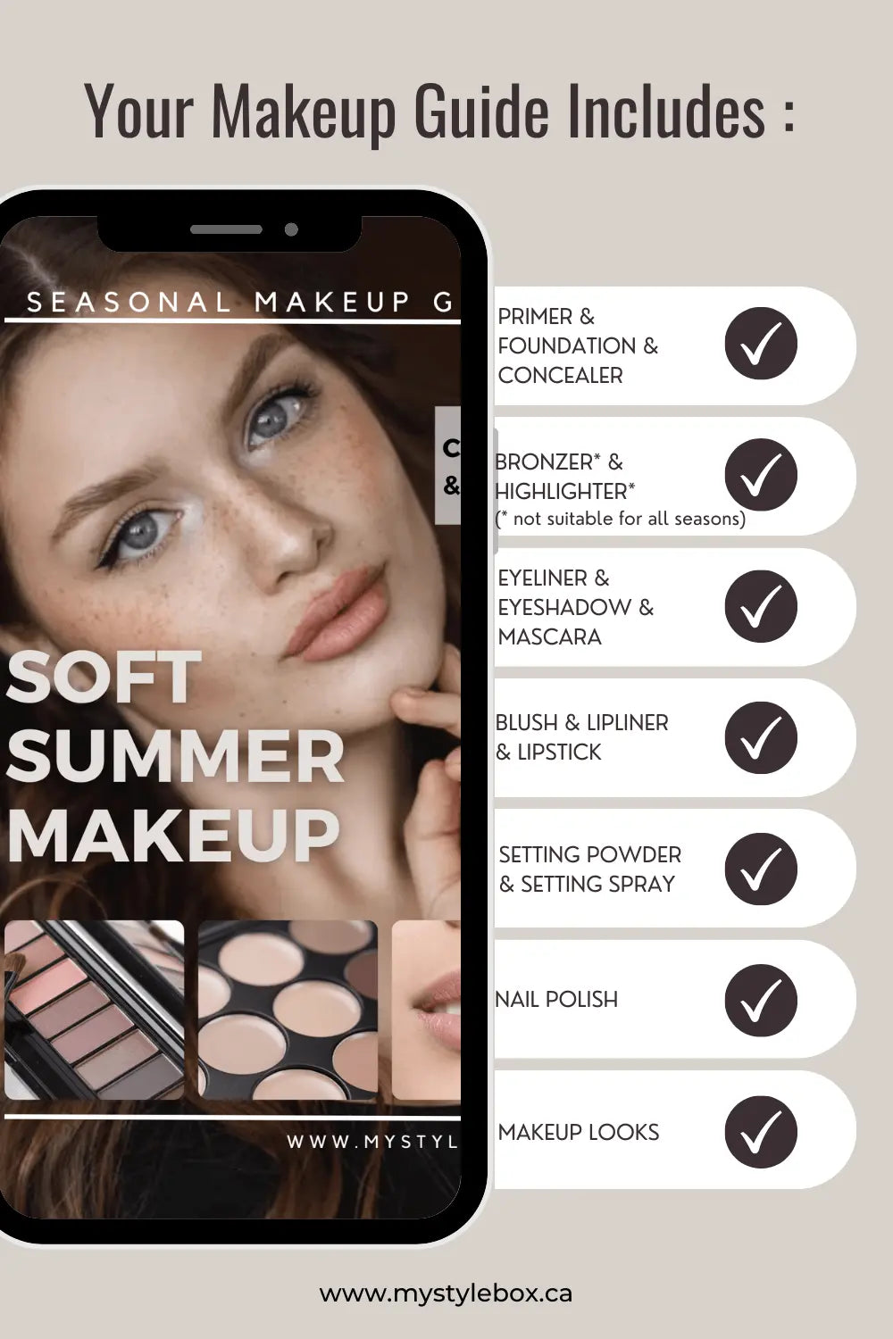 Soft Summer Color Season Makeup Guide