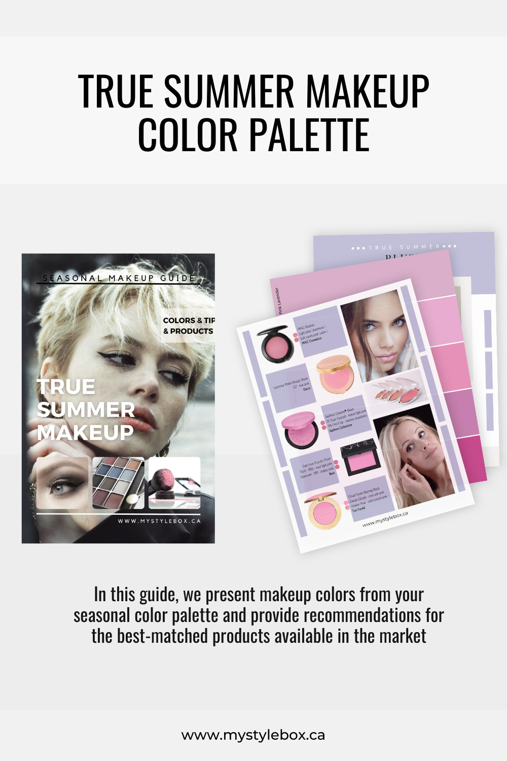 True (Cool) Summer Color Season Makeup Guide