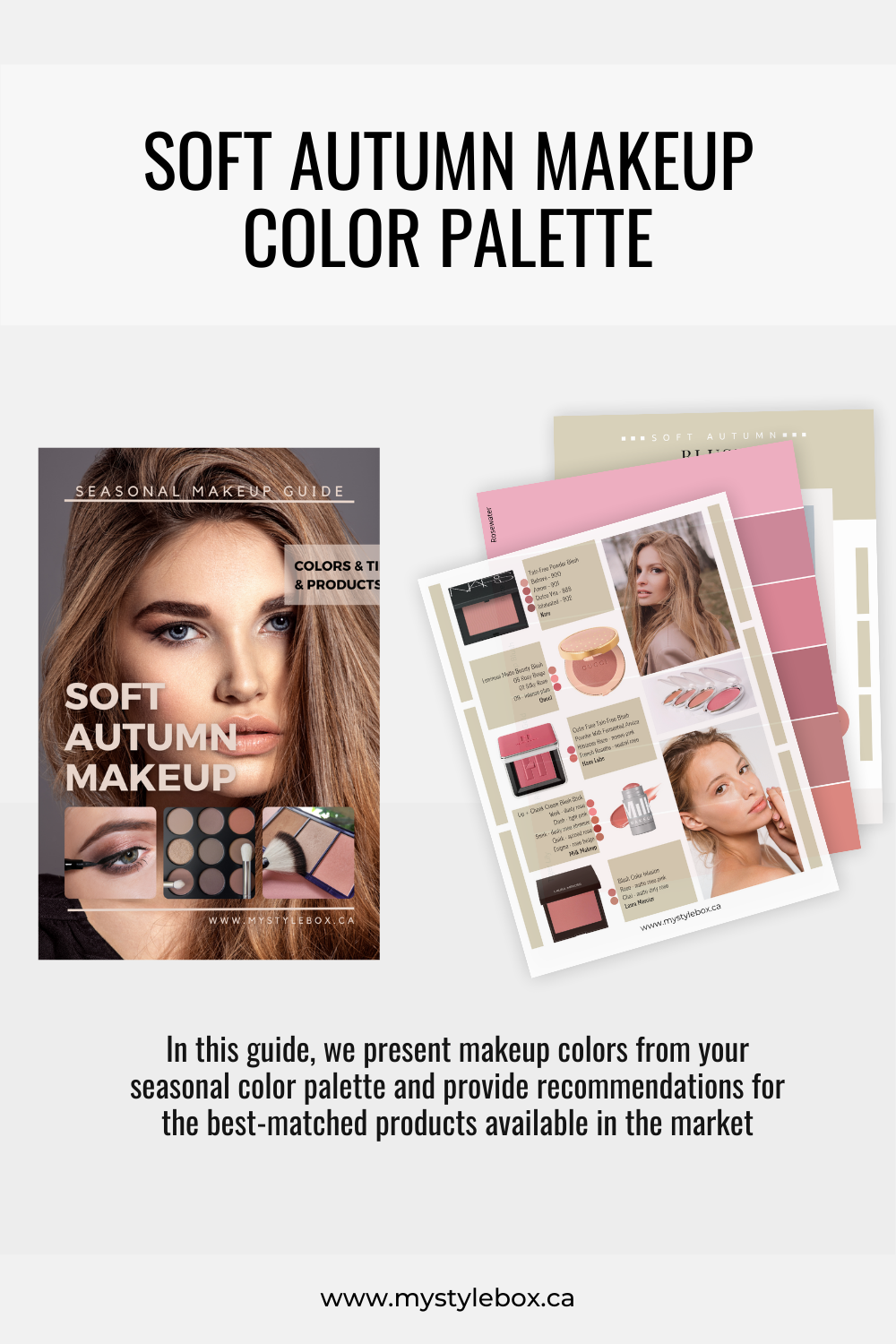 Soft Autumn Color Season Makeup Guide