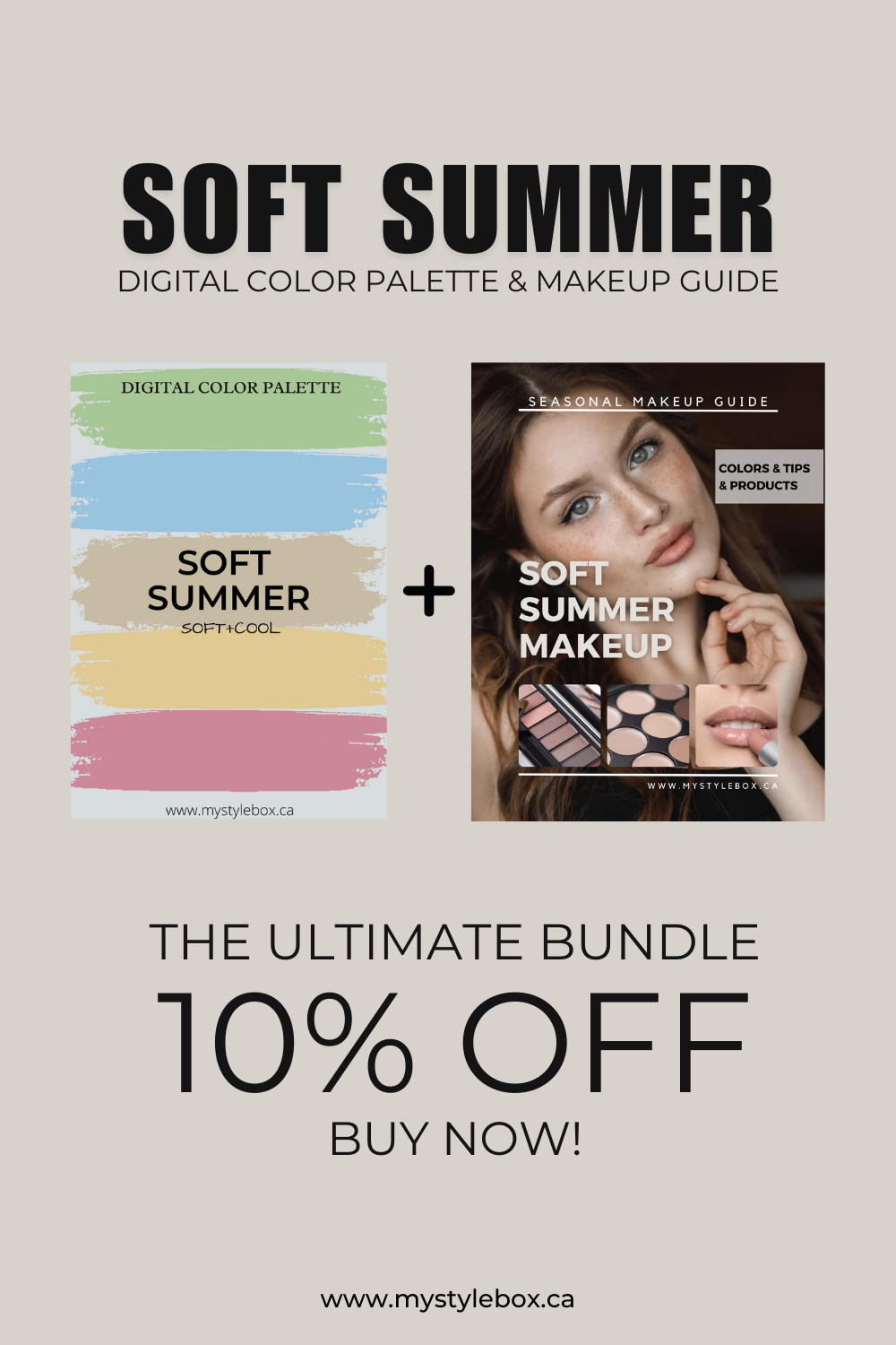 Soft Summer Digital Color Palette and Makeup Guide