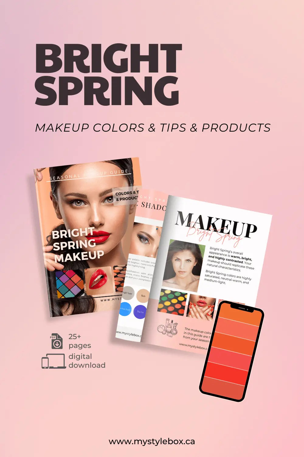 Bright Spring Color Season Makeup Guide