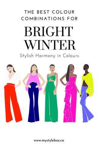 Bright Winter Season Color Combinations
