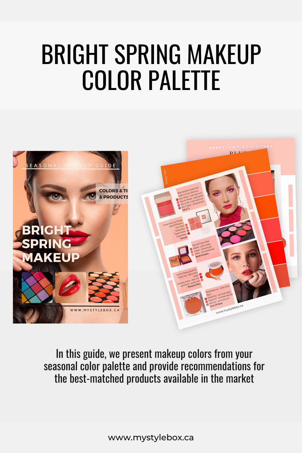 Bright Spring Color Season Makeup Guide