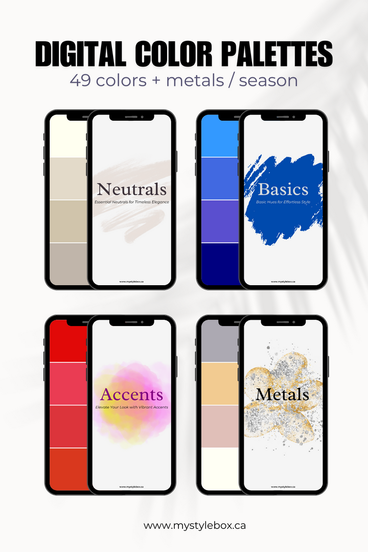 Digital Seasonal Color Palettes