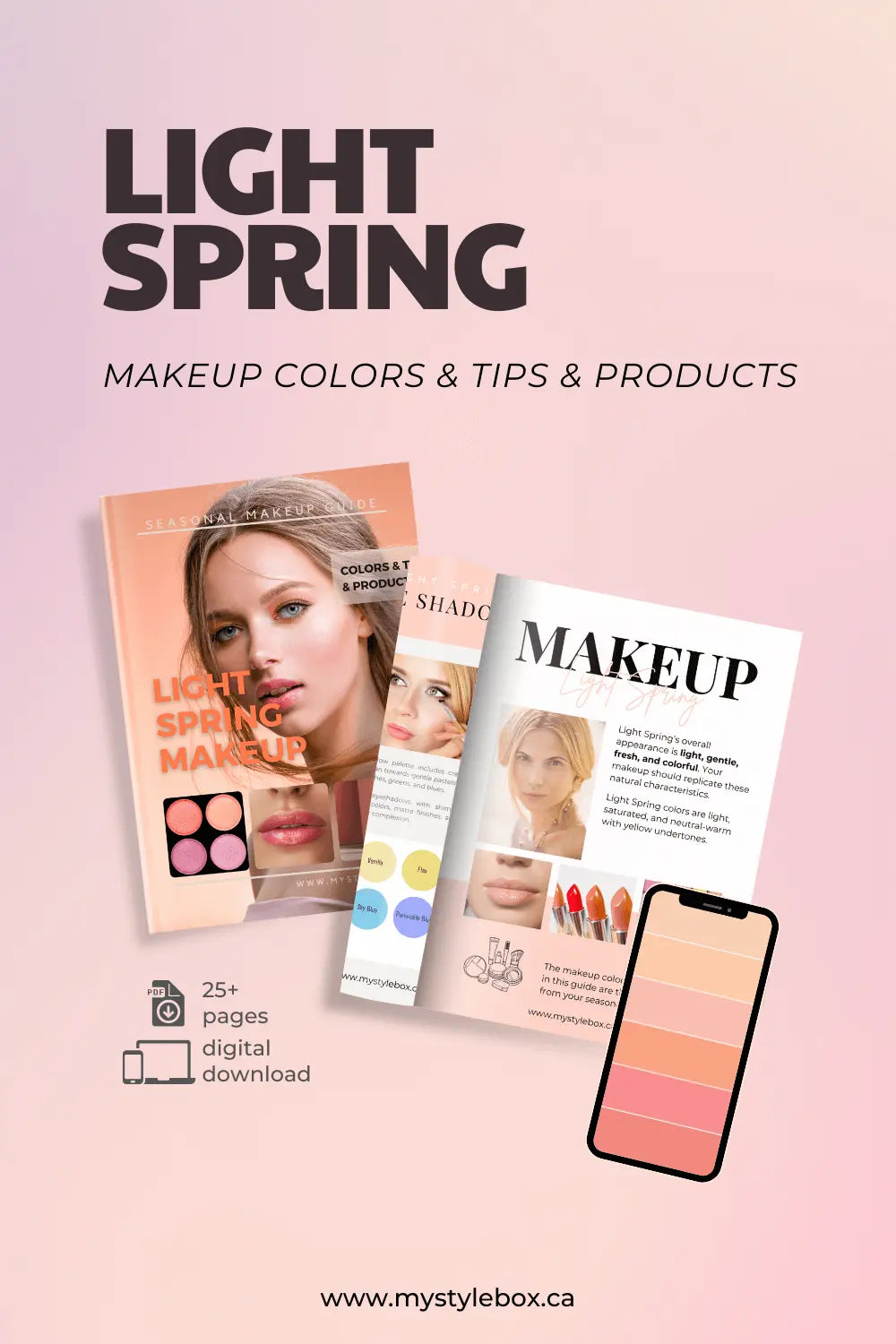 Light Spring Color Season Makeup Guide