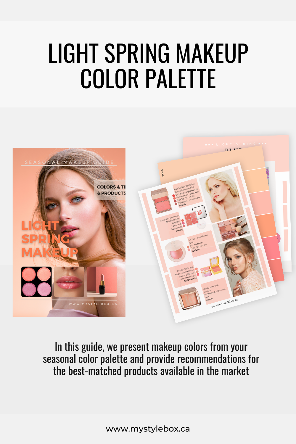 Light Spring Color Season Makeup Guide
