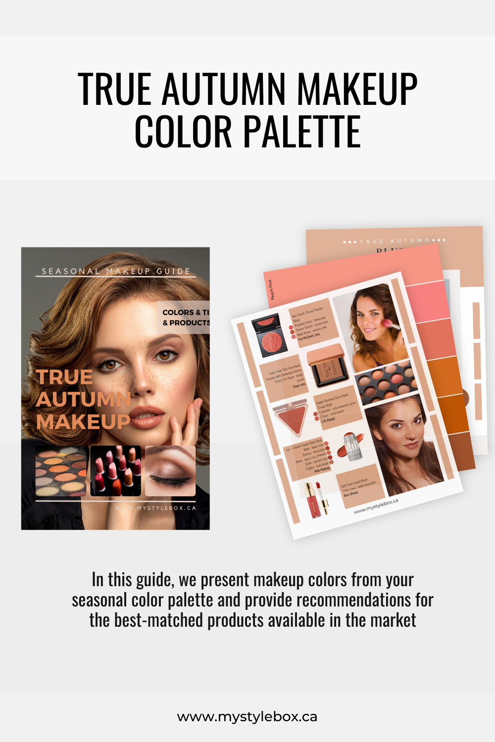 True (Warm) Autumn Color Season Makeup Guide