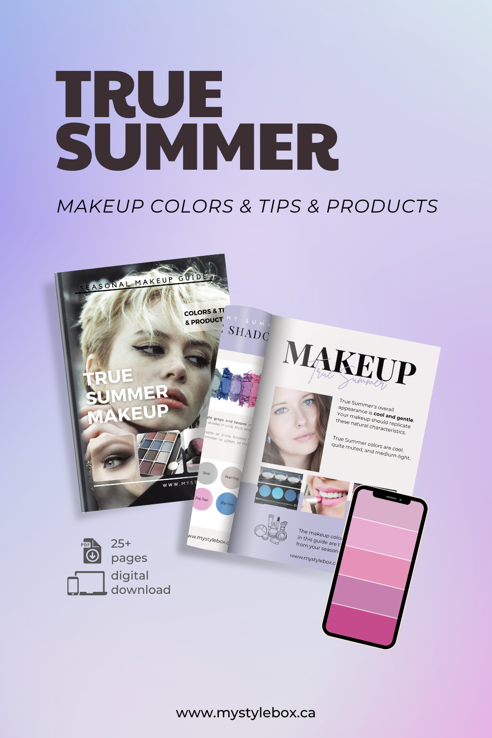 True (Cool) Summer Color Season Makeup Guide