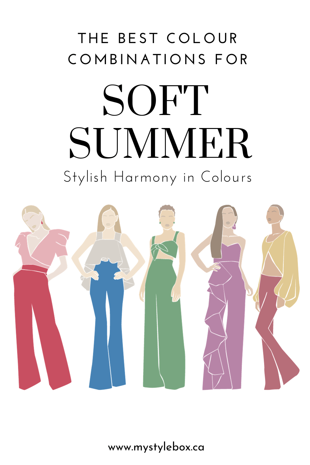 Soft Summer Colour Combinations