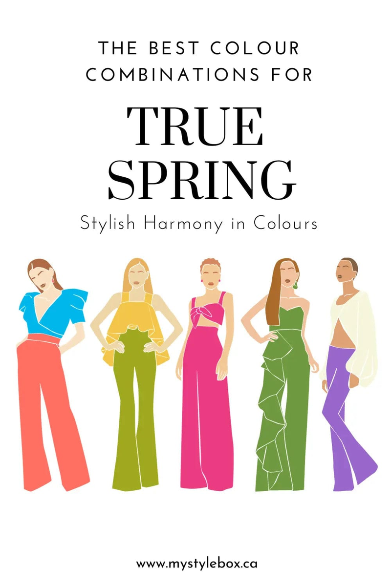 True Spring Season Color Palette and Combinations Bundle