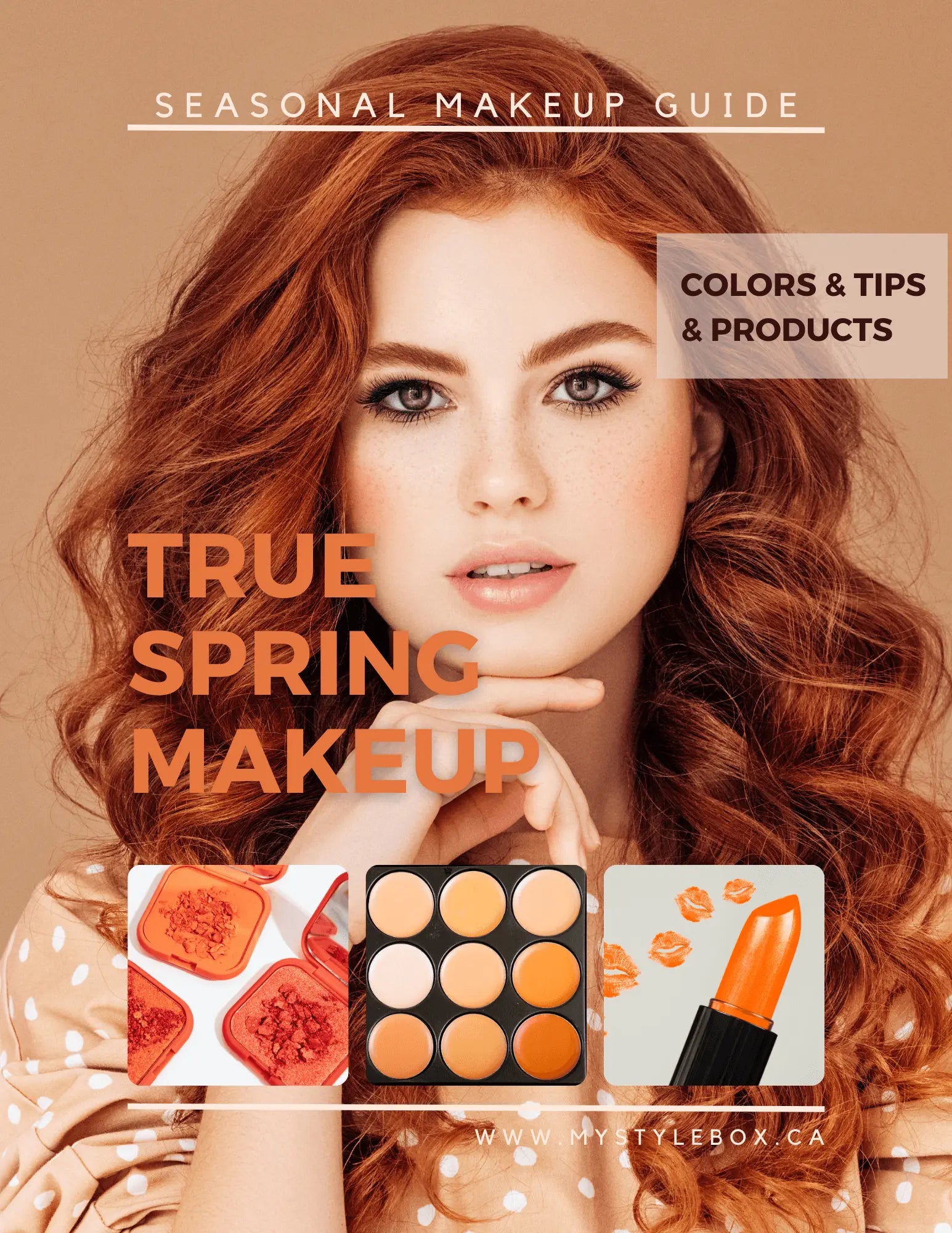 True (Warm) Spring Color Season Makeup Guide