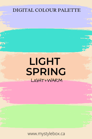 Light Spring Digital Colour Palette