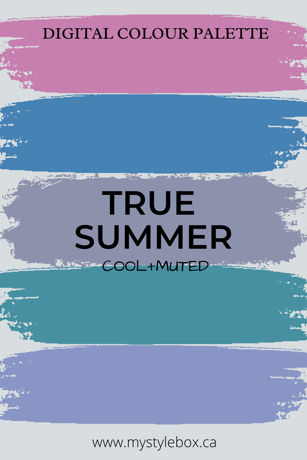 True Summer Digital Colour Palette
